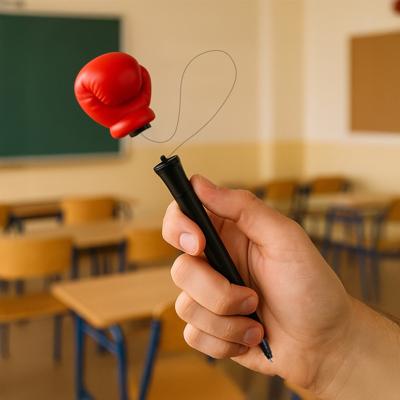 Boksbal balpen - 17 cm - schietende boksbal