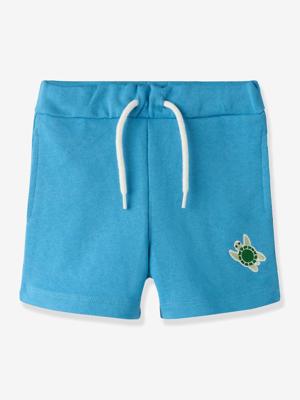 Jongen short elastische taille NAME IT borduursel azuurblauw