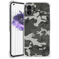 Nothing Phone (2) Doorzichtige Silicone Hoesje Army Light - thumbnail