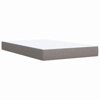 Boxspring met matras stof taupe 120x200 cm - thumbnail