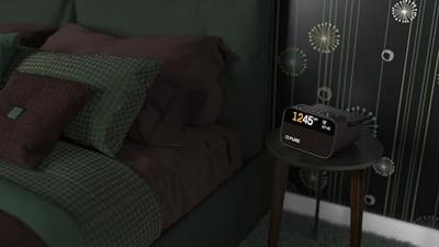 Pure Moment Charge Wekkerradio Sfeerverlichting, Draadloos opladen Koffiezwart Pure Moment Charge Wekkerradio Sfeerverlichting, Draadloos opladen Koffiezwart