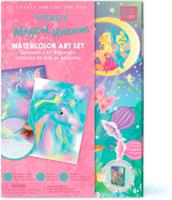 Dam Magical unicorns water aquarellen - thumbnail
