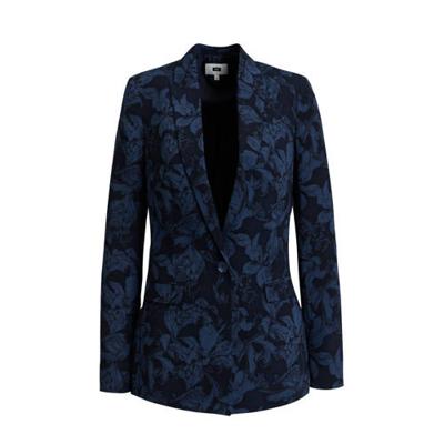 WE Fashion blazer met all over print royal blue WE Fashion blazer met all over print royal blue