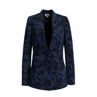 WE Fashion blazer met all over print royal blue - thumbnail