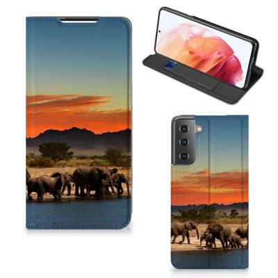 Samsung Galaxy S21 | Hoesje maken | Olifanten