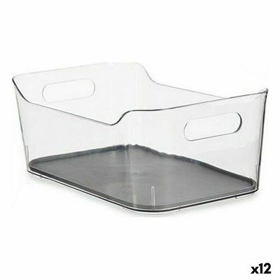 Ladevakken Kinvara Grijs Transparant Siliconen Plastic TPR Gerecycled plastic 17 x 10,5 x 24,5 cm (12 Stuks)