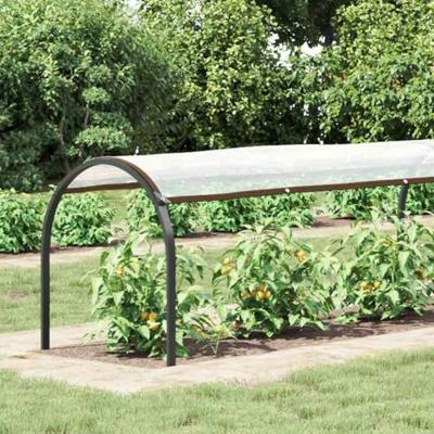 Doorzichtig zeildoek met zeilringen 1x12 m polyethyleen