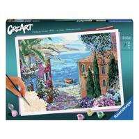 Ravensburger creart mediterranean landscape - thumbnail