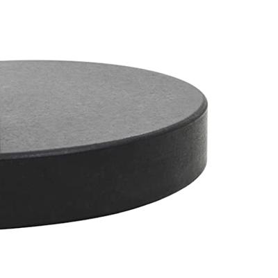VidaXL Parasolvoet rond 28,5 kg graniet zwart
