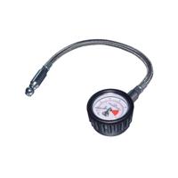 Carpoint spanningsmeter - van 0.5 tot 4 bar of 0.7 tot 58 psi - lange flexibele slang - voor auto en motor - compact formaat - nauwkeurige meting - thumbnail