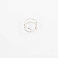 Zilveren Ring "Paralelo" Maat 18 (Sterling Zilver 925) - thumbnail