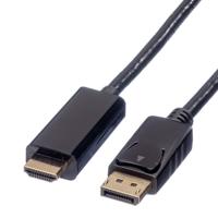 ROLINE DisplayPort Kabel DP - UHDTV, M/M, zwart, 5 m - thumbnail