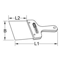 KS Tools 9639561 Brede spatel (l x b) 195 mm x 140 mm - thumbnail