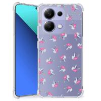Doorzichtige Silicone Hoesje voor Xiaomi Redmi Note 13 4G Unicorns - thumbnail