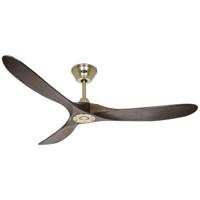 CasaFan ECO GENUINO 152 MG-NB Plafondventilator 16.6 W (Ø x h) 1520 mm x 285 mm Messing Met afstandsbediening, Met wintermodus - thumbnail