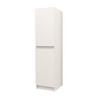 Kolomkast BWS Jupiter 135 cm 2 Deuren Wit Boss & Wessing - thumbnail