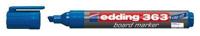 Whiteboardmarker edding 363 schuin 1-5mm blauw | 10 stuks - thumbnail