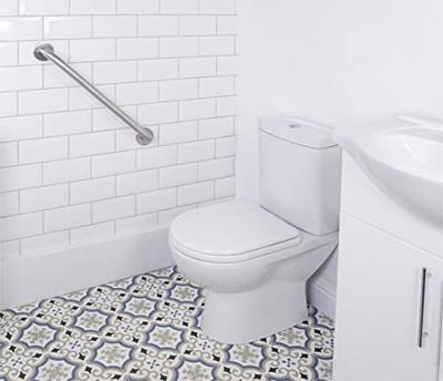 Handgreep RVS met geborstelde afwerking | Lengte: 68 cm | Wandbeugels | Schroefmontage | Geschikt voor bad, douche en toilet