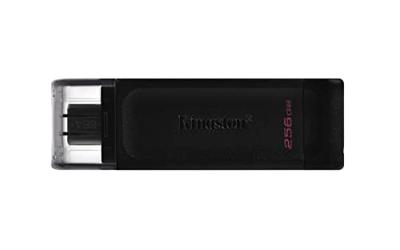 USB stick Kingston DT70/256GB 256 GB Zwart