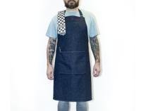 Bo Weevil Schort - denim - biologisch katoen - thumbnail