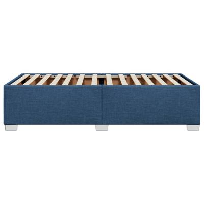 Bedframe zonder matras 120x190 cm stof blauw