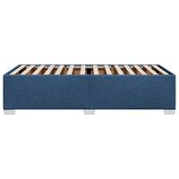 Bedframe zonder matras 90x200 cm stof blauw - thumbnail