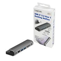 LogiLink UA0385 USB-C dockingstation Geschikt voor merk (dockingstation): Apple USB-C Power Delivery - thumbnail