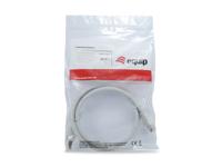 Equip 608017 patch cable, cat8.1, s/ftp (s-stp) rj-45, rj-45, grey, 0.5 m - thumbnail
