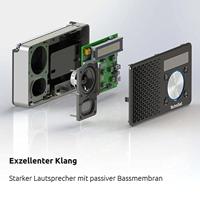 TechniSat DIGITRADIO 1 Draagbaar Analoog & digitaal Zwart, Zilver - thumbnail