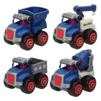 Lobbes Bouwvoertuig in opbergbox - thumbnail