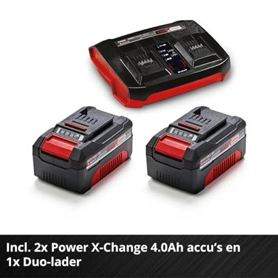 Einhell Professional GP-CM 36/450 Power X-Change Accu-grasmaaier Accu Incl. 2 accus, Mulchfunctie, Uitwerp aan achterzijde, Instelbare trekstang 4000 mAh 18 V