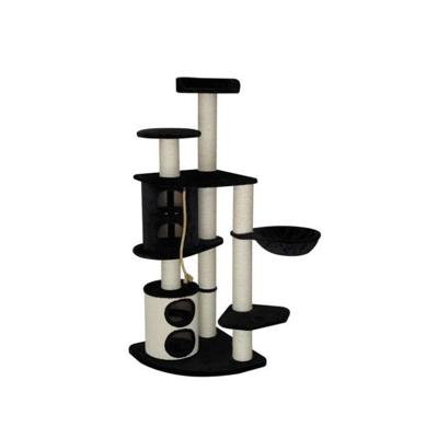 Topmast Krabpaal Heavy Infinity DeLuxe Zwart - 70 X 70 X 183 CM Topmast Krabpaal Heavy Infinity DeLuxe Zwart - 70 X 70 X 183 CM