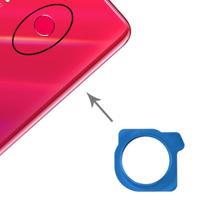 Vingerafdruk beschermer ring voor Huawei Nova 4 (blauw) - thumbnail