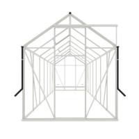 Tuinkas Kate V wit 3 mm veiligheidsglas Royal Well - Royal well - thumbnail