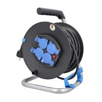 AS Schwabe 10211 Kabelhaspel 25.00 m Zwart Randaarde stekker - thumbnail