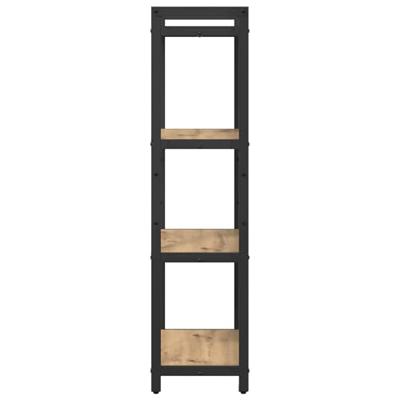 Boekenkast artisanaal eikenkleurig 60 x 30 x 118 cm