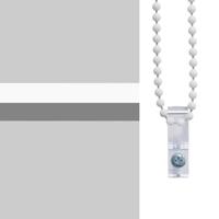 Doucherolgordijn met cassette 130x240 cm stofbreedte 126 cm - thumbnail