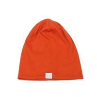 2 PC'S cute Solid gebreide Katoen Hat beanies herfst winter warm Earmuff kleurrijke kroon caps voor pasgeboren baby kinderen (oranje) - thumbnail