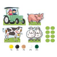 Bambolino Toys Fien & teun pompom plakken - thumbnail