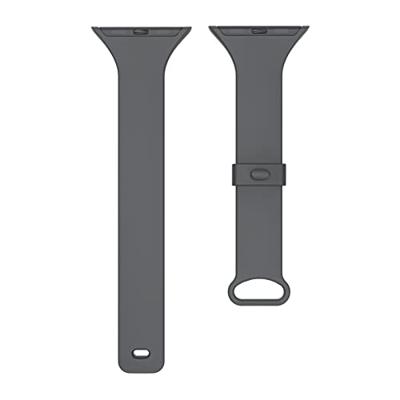 TPU Slim Fit bandje - Space Grey - Geschikt voor Apple Watch 38mm / 40mm / 41mm / 42mm TPU Slim Fit bandje - Space Grey - Geschikt voor Apple Watch 38mm / 40mm / 41mm / 42mm
