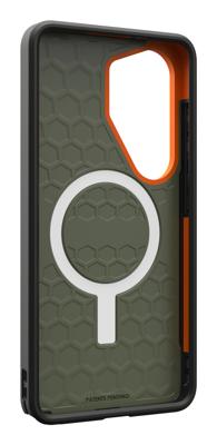 Urban Armor Gear Civilian LT Case Samsung Galaxy S26 Olijf MagSafe compatible, Met magneetmodule