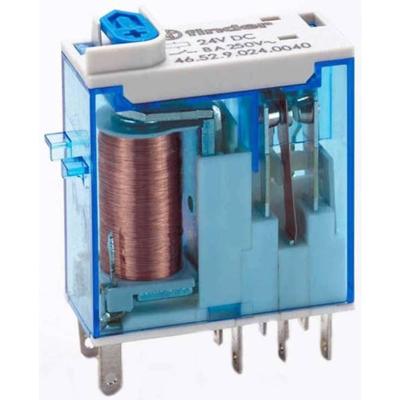 Finder 46.52.9.012.0074 Steekrelais 12 V/DC 8 A 2x wisselcontact 10 stuk(s) Tray