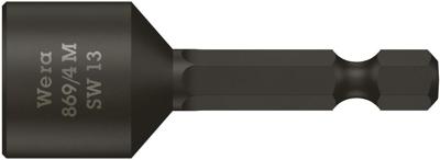 Wera 869/4 m dopbit, magnetisch, 13.0 x 50 mm - 1 stuk(s) - 05060428001 Wera 869/4 m dopbit, magnetisch, 13.0 x 50 mm - 1 stuk(s) - 05060428001