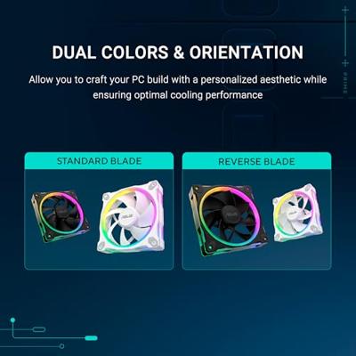 Asus PRIME MR120 PC-ventilator Zwart