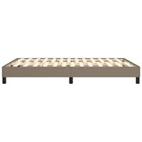 Boxspringframe stof taupe 140x190 cm - thumbnail