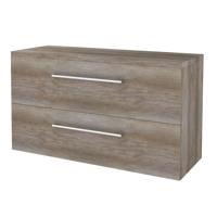 Badmeubelset BWS Salt 120x46cm Met Grepen 2 Lades Met Afdekplaat Scotch Oak - thumbnail