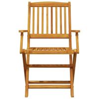 5-delige Tuinset inklapbaar massief acaciahout - thumbnail