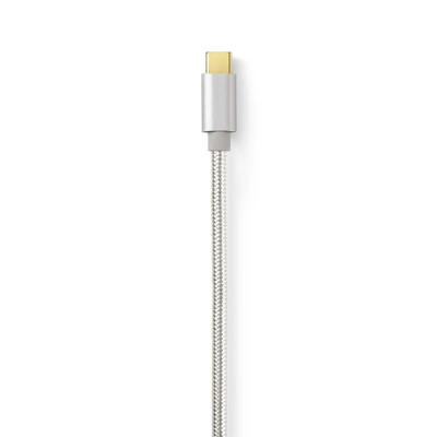 USB 2.0-Kabel voor Synchroniseren en Opladen | Verguld 3,0 m | USB C Male naar USB B Male-Kabel | Voor Aansluiten van Smartphones en Mobiele Apparaten - thumbnail