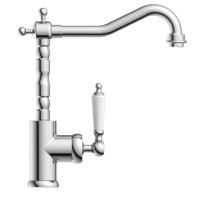 Keukenmengkraan Schutte Old Style Retro Hoge Draaibare Uitloop Chroom Schütte - thumbnail