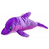 LG-Imports knuffeldolfijn 42 cm paars - thumbnail